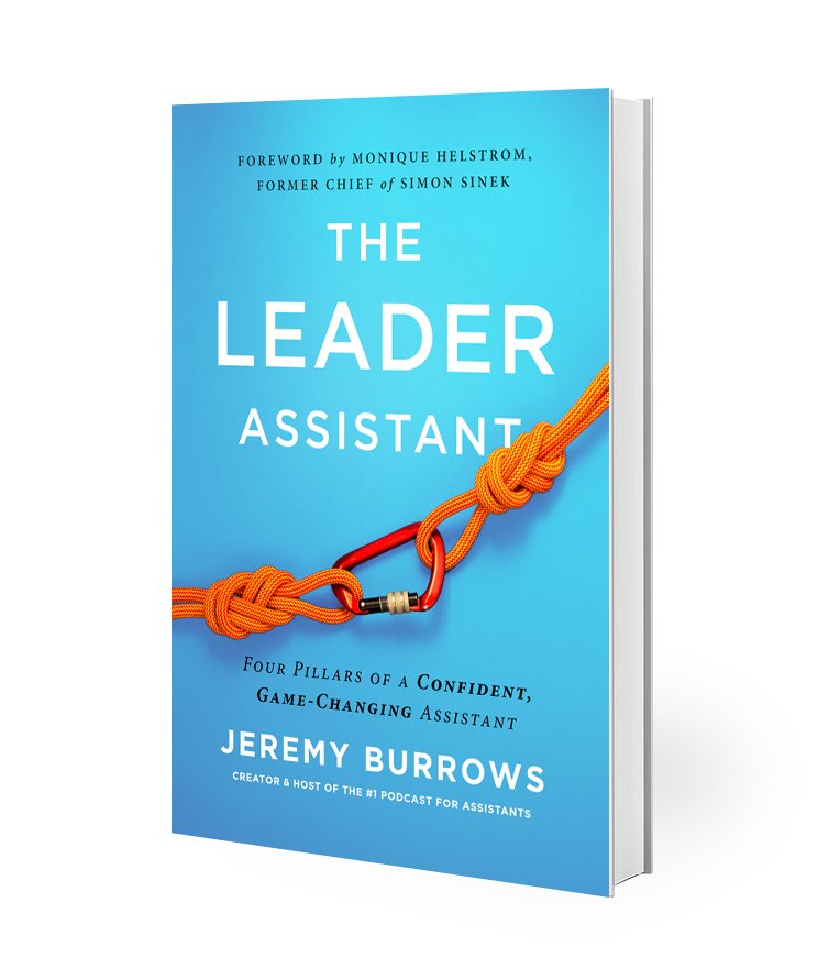 Leader Assistant Book Cover Jeremy Burrows white background