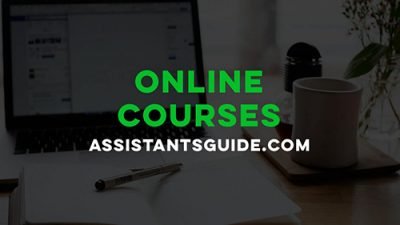 Online Training Courses for Assistants