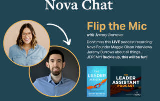 Nova Chat - Flip the Mic - Maggie Olson Interviews Jeremy Burrows